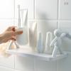 Самоклеящиеся полки для хранения шампуня в ванной комнате Пластиковые полки для организации хранения Подставка-держатель Стеллаж для хранения маленьких человечков