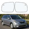 Подходит для Toyota Sienna 2011-2020 годов, зеркало заднего вида с подогревом, отражающий элемент