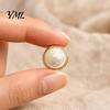 No Sew Magnetic Button 2Pcs Faux Pearl Clothes Button, Fake Cat Eye Stone Brooch Quick Fix Clothing Accessory Safety Pin for Shirts Scarf Shawl