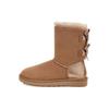 Bailey Suede Warm Non-Slip Comfort Mid-Calf Snow Boots With Bow Women Boots Brown 1120884-CHE