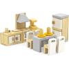 Мебель для кукольного домика Viga Toys Набор Кухня Столовая