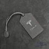 ALN1 Leather Car Smart NFC Card Key Case Cover Protect Shell Keyring For Tesla Model 3 Model S Model X Model Y Key Chain Accessories