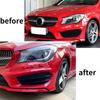Уникальная решетка-заглушка противотуманной фары для переднего бампера Mercedes Benz CLA Class C117 CLA200 250 CLA45 AMG 2013-2015 Комплект решеток