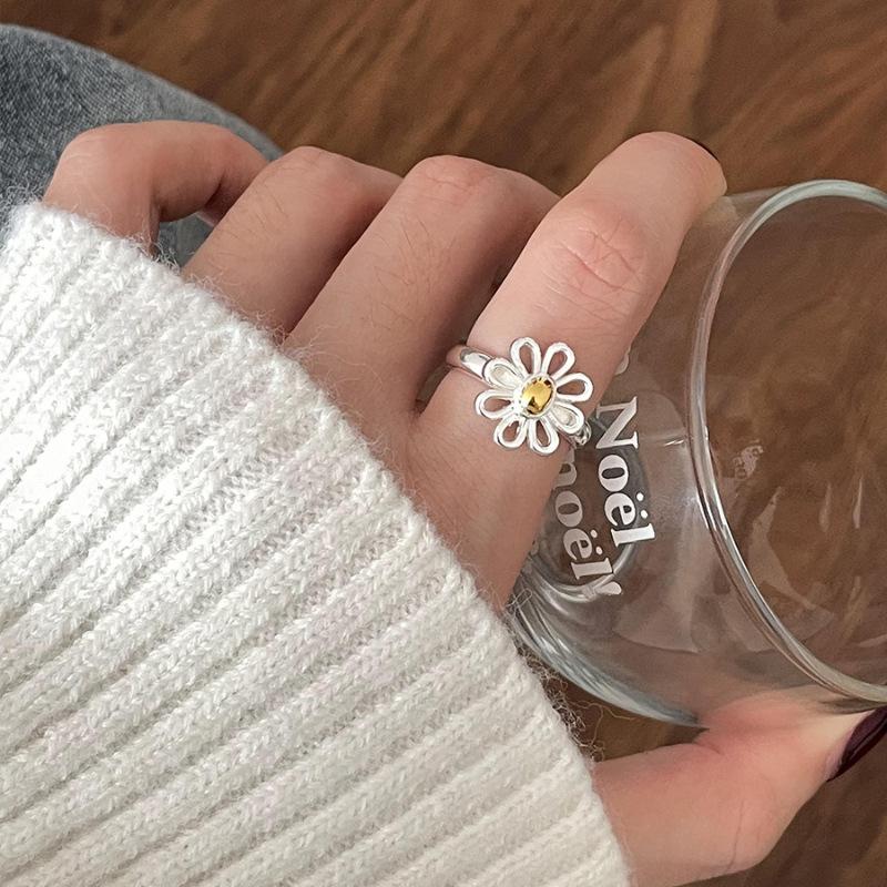 Серебряное кольцо 925 пробы с синей капельной глазурью для женщин и девушек, подарок, циркон, бабочка, милые романтические украшения