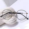 New Fashion Anti-Blue Light Glasses Women Men Round Frame Optical Glasses Eye Protection Office Computer Goggles Ultra Lighth