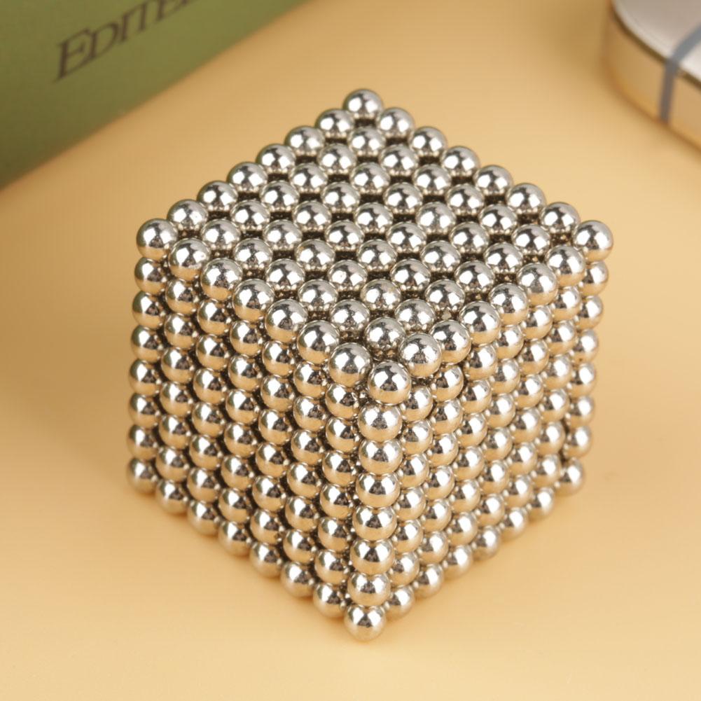 3 мм 512 шт N35 магнитные шарики 3D головоломка магнит магический куб геометрический образовательный реквизит с коробкой