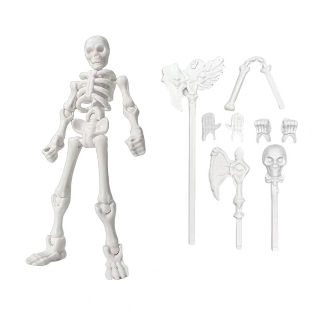 Premium Action Figure for Gifts Collectible Action Figure with Accessories Articulated Skeleton for Collectible for Collectors