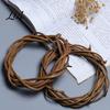 DIY Floral Craft Supplies Natural Rattan Wreath Frame, Vine Rings for Crafts, Twig Base Wreaths Christmas Arrangement Farmhouse Wall Hanging