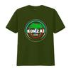 Bonzai Records Футболка Техно Транс Хардкор Все Размеры S M L XL 2XL Черный Серый винтажный Стиранный Растянутый модный Универсальный