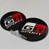 WNIS1 4pcs 56mm 60mm GR Aluminum Wheel Hub Center stickers for Toyota Modified hub center cap sticker Car Accessories