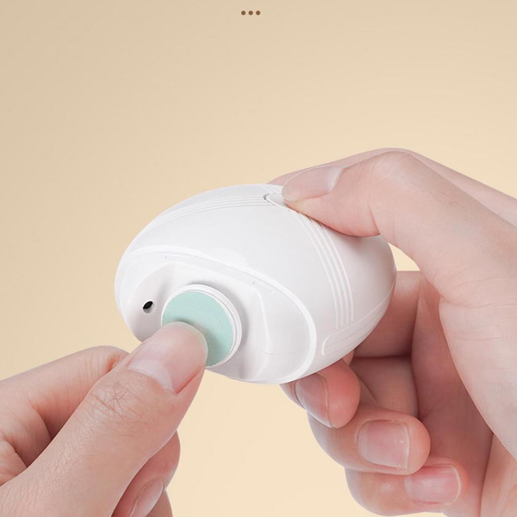 Rechargeable Electric Nail Files 3-Speed Electric Nail Clipper Nail Polisher With Light Automatic Nail Cutter Mini Manicure Tool