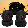 4 шт. Маленькие RC колеса Шины 1,0 дюйма из алюминиевого сплава Совместимые RC колеса Шины для RC альпинистского автомобиля 1/18 1/24 для SCX24