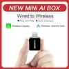Беспроводной адаптер 2 в 1 CarPlay Смарт-донгл AI Box Android auto plug and play Bluetooth WiFi USB/Type C для Apple iPhone Android