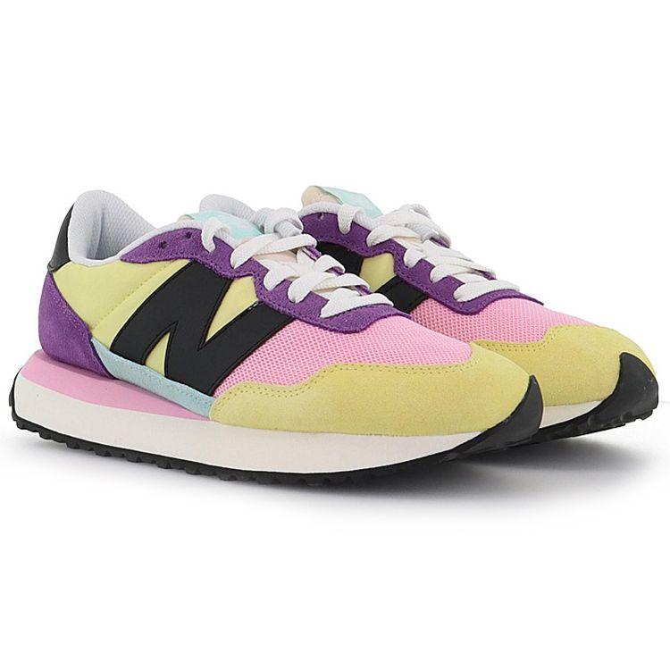 New Balance 237 Lemon Sour Grape Женские кроссовки разноцветные WS237PW1