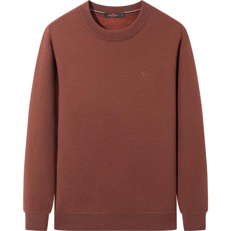 SEVEN Men's Fleece-Lined Wool-Blend Sweatshirt