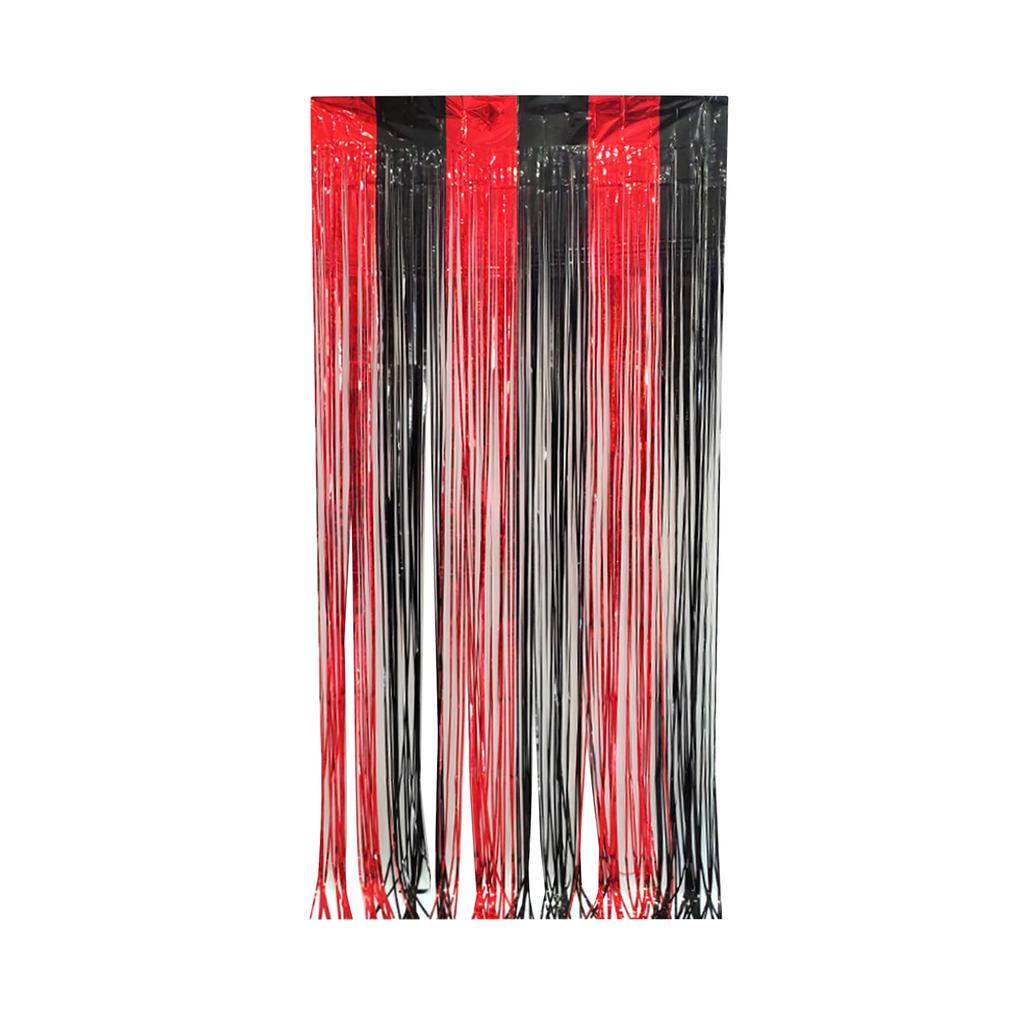 Double Pinyin Foil Fringe Curtains, Party Decorations Metallics Streamers, Party Photo Booth Backdrops For Birthday Wedding Engagement Bridal Shower