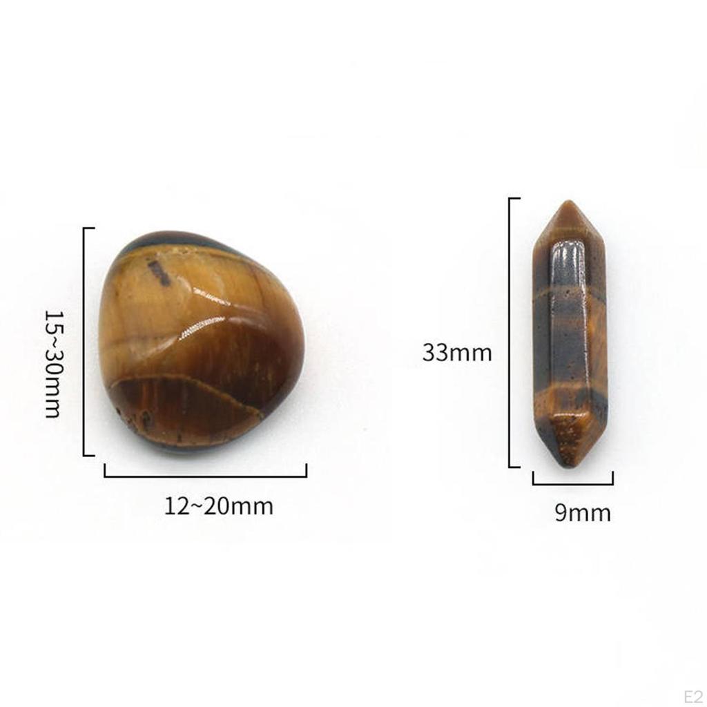 Набор из 14 разноцветных камней с двойными заостренными концами для подруги, занимающейся йогой