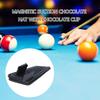 Pool Chalk Holder Billiard Chalk Case Chalk Container Leather Portable Billiard Cue Chalk Case Holder Clip Snooker Tool