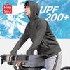 Мужская солнцезащитная куртка с капюшоном UPF200+ из ледяного шелка
