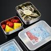 Герметичный пищевой контейнер для пищевых продуктов с прозрачной изоляцией крышки, сохранение в холоде, большая емкость, нержавеющая сталь