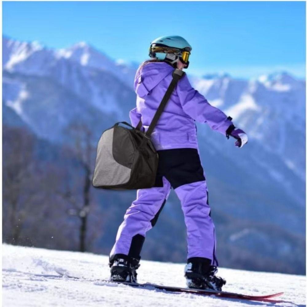 Shoes Gloves Ski Boot Bag Waterproof Ski Crossbody Bag Snowboarding Storage Bag Ski Pack