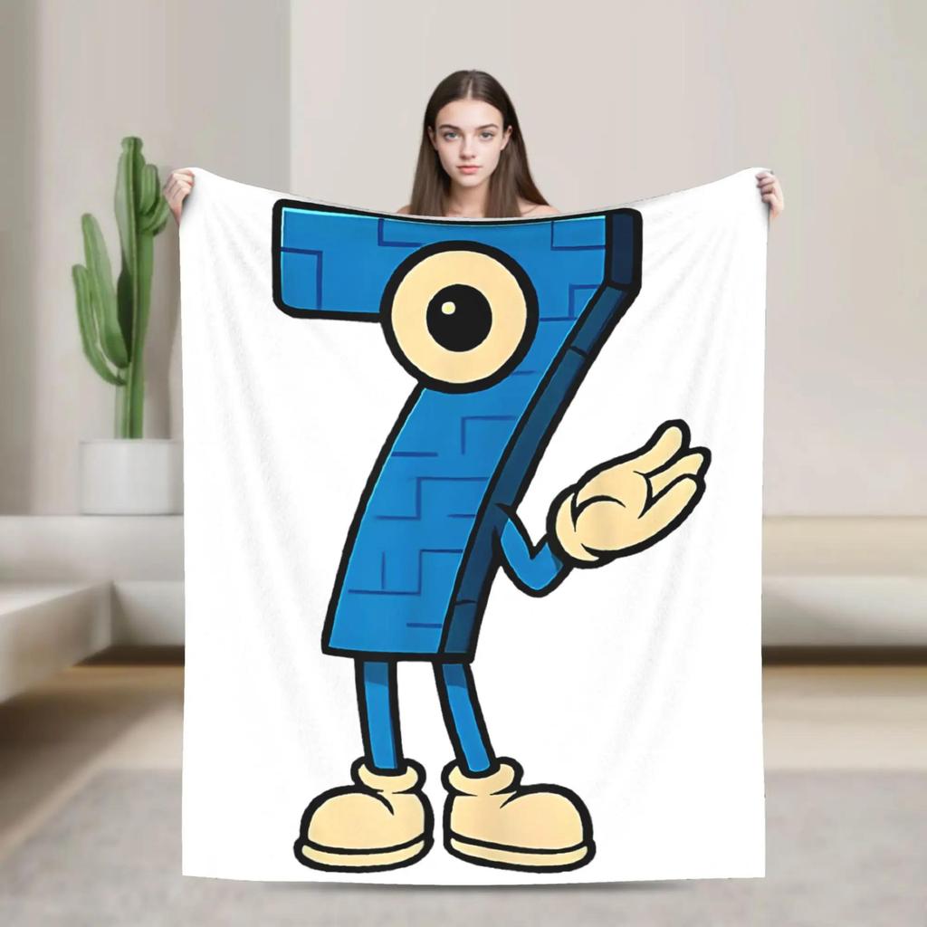 Six Seven Meme Italian Brainrot Birthday Plush Blanket Soft Flannel Throw for Girls Warm Bedspread for Outdoor Indoor Use Gift