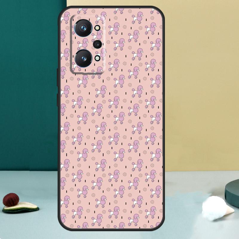 Мультяшные пудели Милые девчачьи Для Realme GT 6T 5 6 GT 7 Pro C67 C75 C61 C55 C53 C51 C21Y C25S 10 11 12 13 14 Pro Plus Чехол