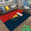 Luxury Carpet with Griffin Emblem Red and Blue Classic Design Suitable for use as an anti-slip for living room bedroom sofas