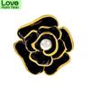 Enamel Pearl Camellia Flower Brooches For Women Fashion New Design Bag Pin  Colors Available