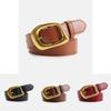 Trendy Pu Leather Waist Belt For Women With Minimalist Aesthetic And Classic Fastener