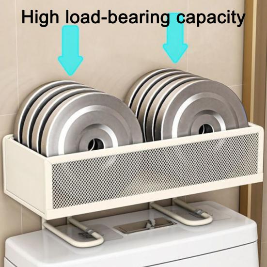 Корзина-топпер для бачка унитаза, органайзер для ванной комнаты, стеллаж для хранения над унитазом, компактная сетчатая полка над бачком для хранения мелочей в маленькой ванной комнате