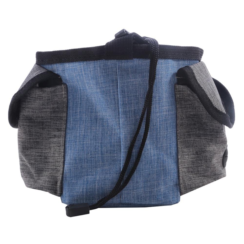 С мешком для какашек, дыркой, сумка для дрессировки собак, большая вместимость, сумка для перекуса для собак, закуска для собачьего корма