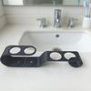 Компактный 3D-печатный держатель для зубных щеток Водонепроницаемая полка для ванной Комнаты Прочный Легкий Легко протирается