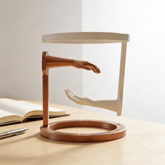 3D-печатное украшение-рука, бросающее вызов гравитации, Антигравитационная подвесная фигурка-статуэтка, Декор для дома, офиса, книжной полки, рабочего стола