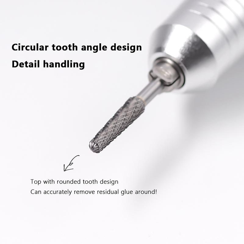 1 шт. вольфрамово-карбидное сверло для ногтей электрические фрезы для ногтей фреза для маникюрной машинки аксессуары для ногтей