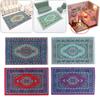 Напольные покрытия в турецком стиле Eyes Of Persia Doll Accessories Миниатюрный тканый коврик для кукольного домика