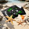 Custom Name Personalized Borussia Monchengladbach Print Beach Towel, for Trip Camping Beach Party Home Decor, Birthday Gift for Family & Friends
