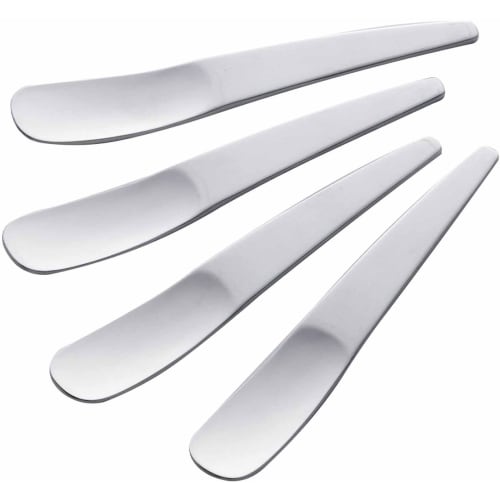 Shimomura Kihan Petit Spoons, Set of 4 [Made in Japan], Dishwasher Safe, 9cm Long, Mini Size, Perfect for Scooping from Small Jar, Condiments, Dips, S