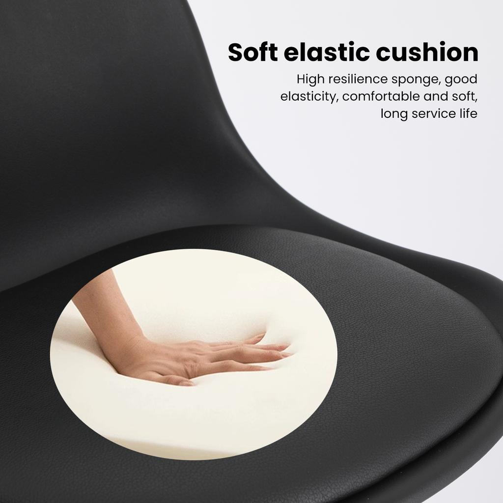 Bar Stools Set Of 2 Barstools Swivel Stool Height Adjustable Bar Chairs With Back PU Leather Swivel Bar Kitchen Counter Stools