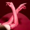 Polka Dot Sheer Gloves Ultra-thin Stockings Gloves Breathable Long Gloves  Women