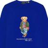 Polo Ralph Lauren Animal Print Crew Neck Long Sleeve T Shirt Men Tops Blue 710897346005