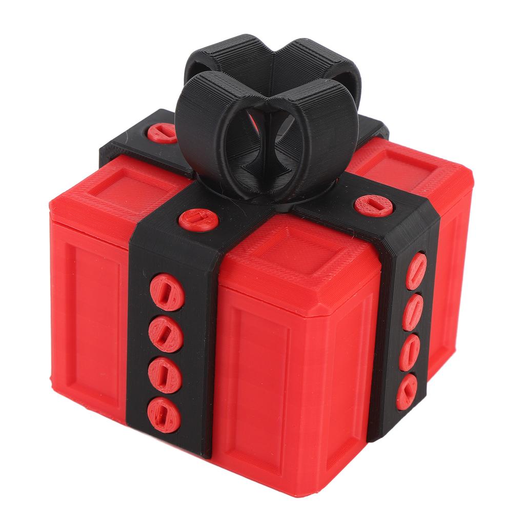 Раздражающая подарочная коробка с винтами, новинка, забавная подарочная коробка, напечатанная на 3D-принтере, для хранения игрушек, праздник