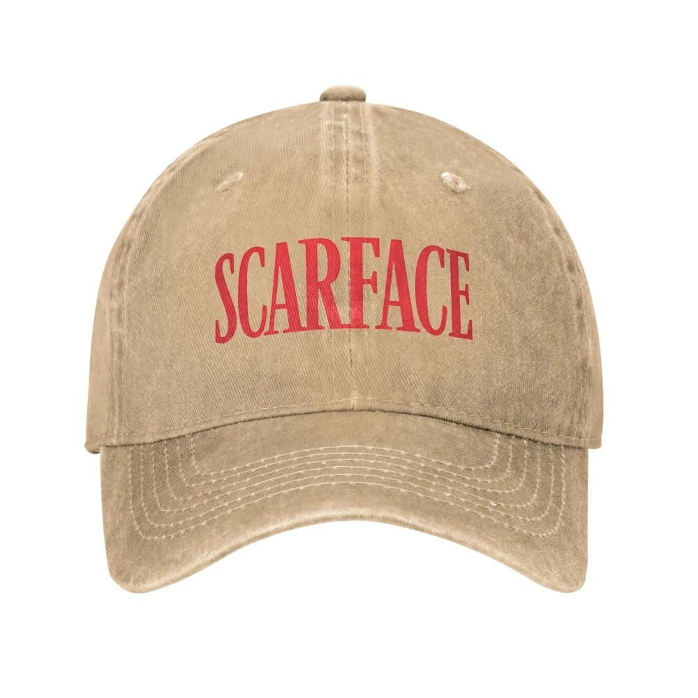 Летняя кепка Scarface Red Merch Бейсболки Мужские Женские Шляпы Кепка Регулируемая Тракерская Шляпа Универсальная и повседневная защита от солнца