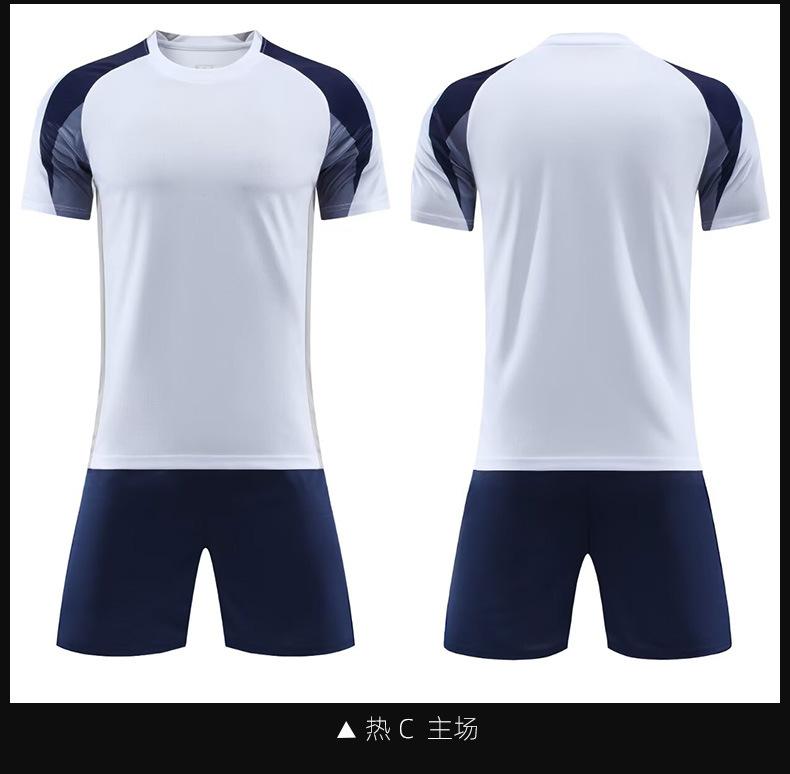 2526 New Club Football Suit Match Children'S Adult Training Suit Short Sleeve Sports Jersey Men'S