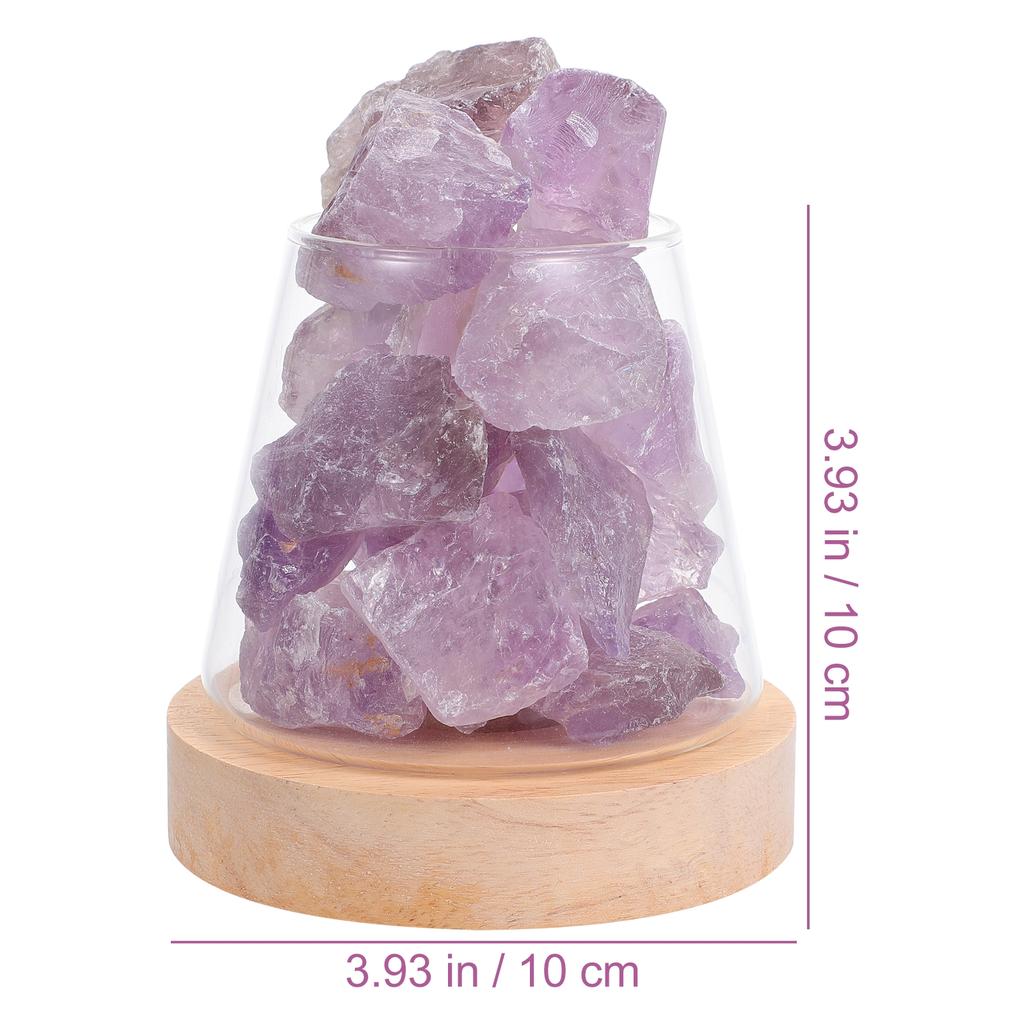 Аромалампа для дома, кристальный камень, аромаобогреватель с теплым светом для релаксации, спальни, ванной комнаты, кабинета, диффузор эфирных масел