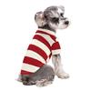 Dog Short Sleeved Shirt Casual PoloStriped T-Shirt Summer Clothing for Puppies