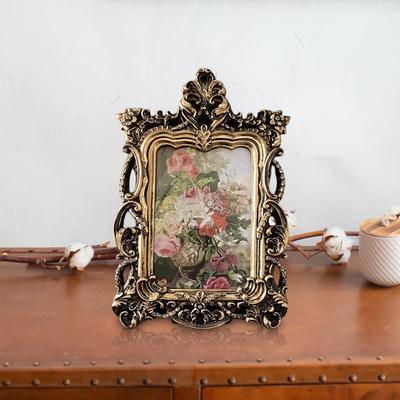 Рамка для фото Смола Картина Витиеватая Рельефная Настенный Подвесной Настольный Держатель для