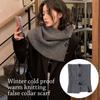 Fashion Detachable Warm Turtleneck Knitted Fake Collar Scarf Neck Warmer