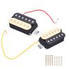 Guitar Pickup Ceramic Magnet Double Coil Volume Control Musical Instrument Parts ReplacementBlack