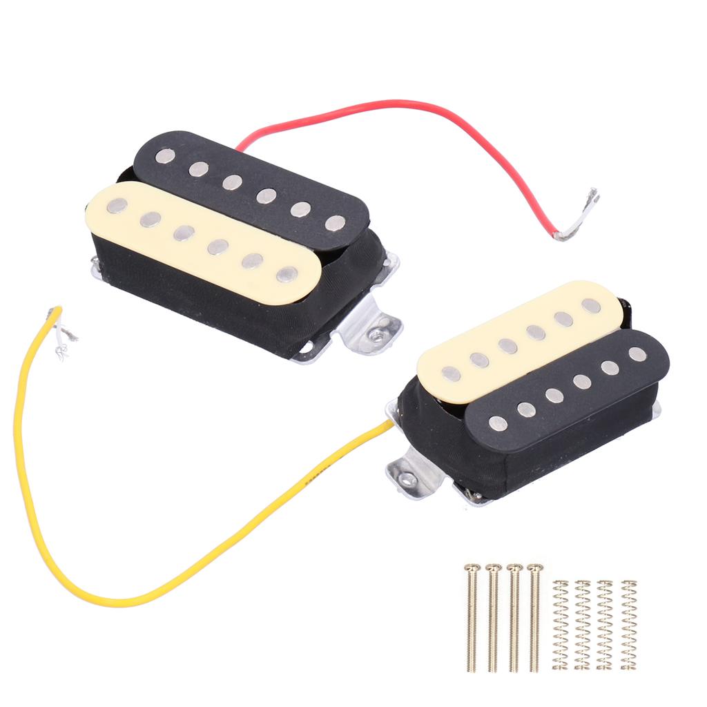 Guitar Pickup Ceramic Magnet Double Coil Volume Control Musical Instrument Parts ReplacementBlack